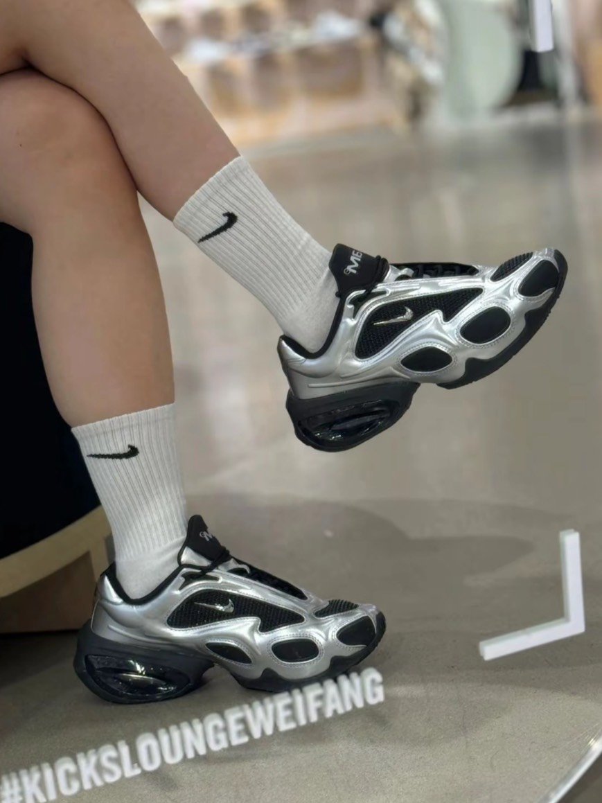 【現貨+預購 ! Karina同款】Nike Air Max Muse 金屬銀黑 黑銀 氣墊  科技感｜FV1920-001