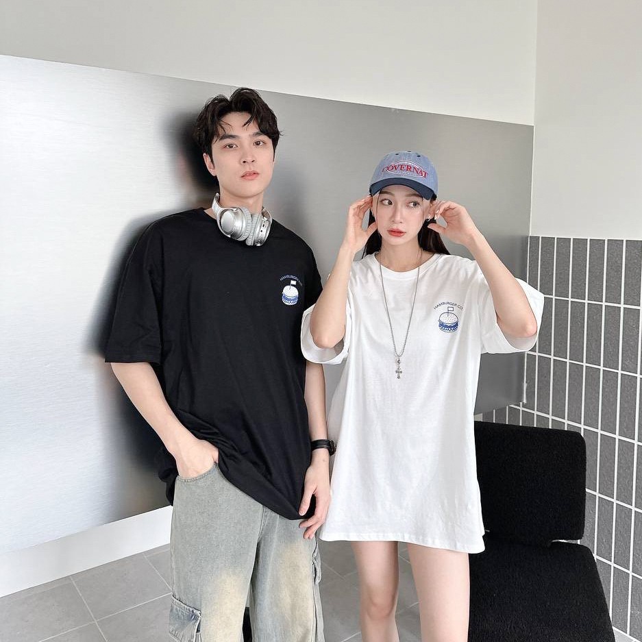 【現貨】漢堡分解印花短T