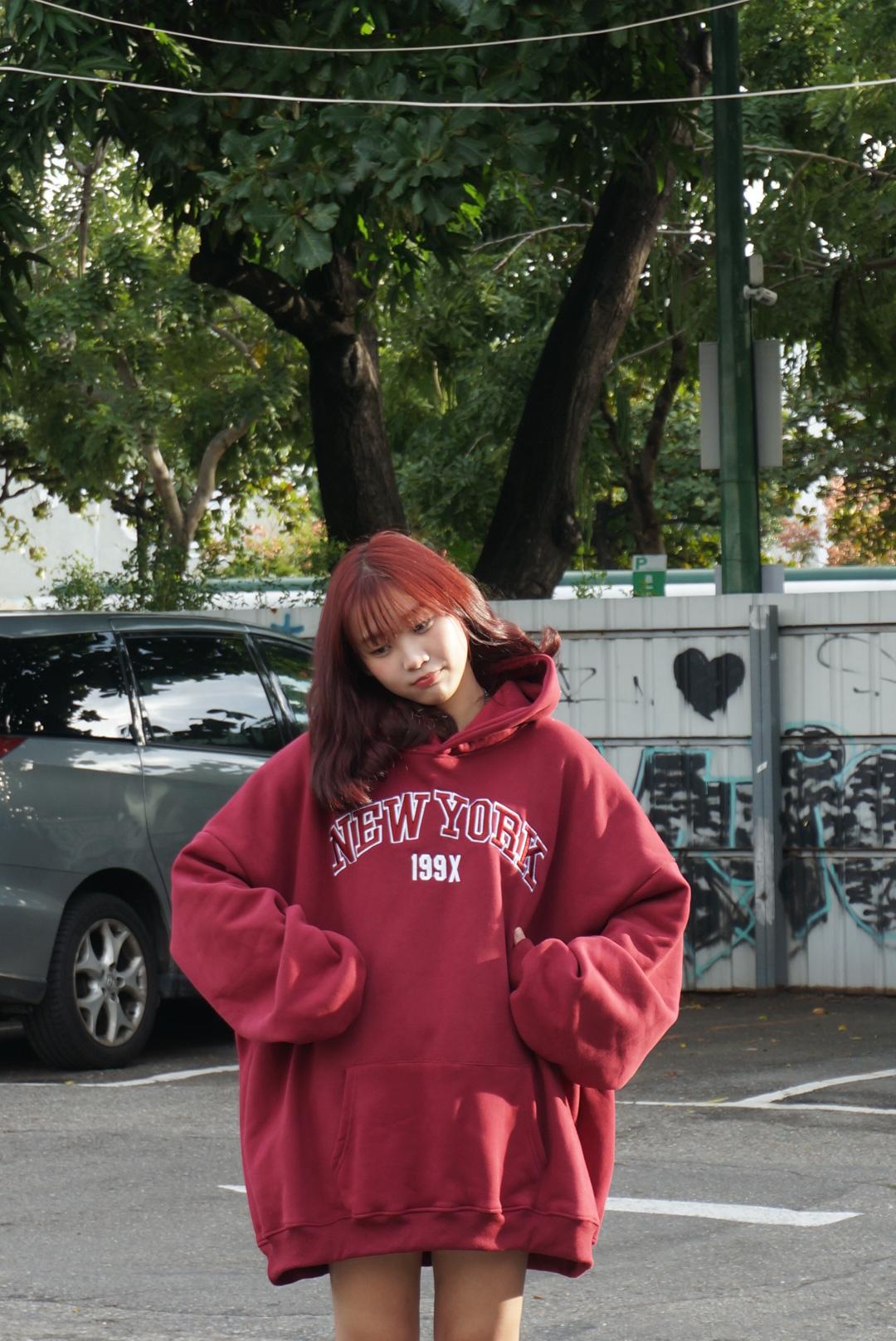 【全色少量現貨】 199X刺繡紐約重磅帽T