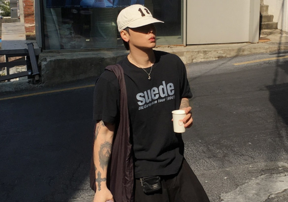 【現貨】SUEDE1994做舊印花短T