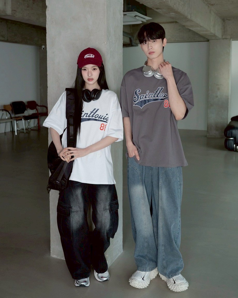 【現貨】Saintlouis86刺繡短T