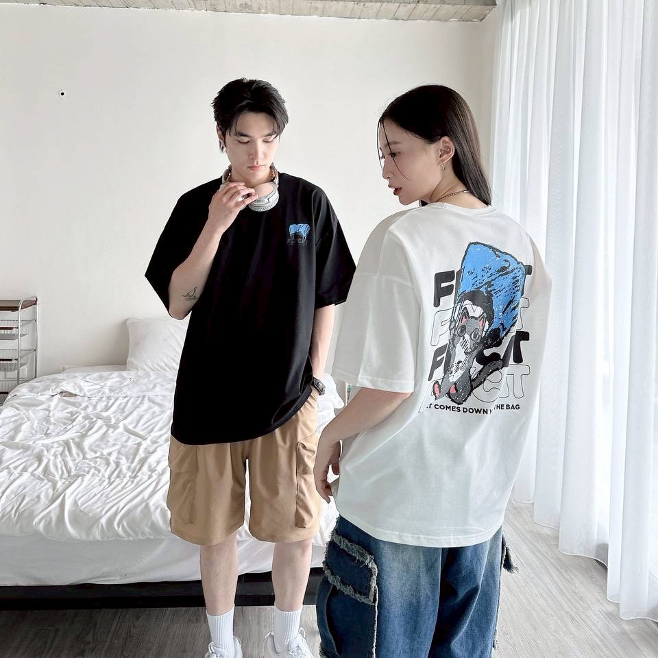 【現貨】FLYCAT袋子貓塗鴉短T