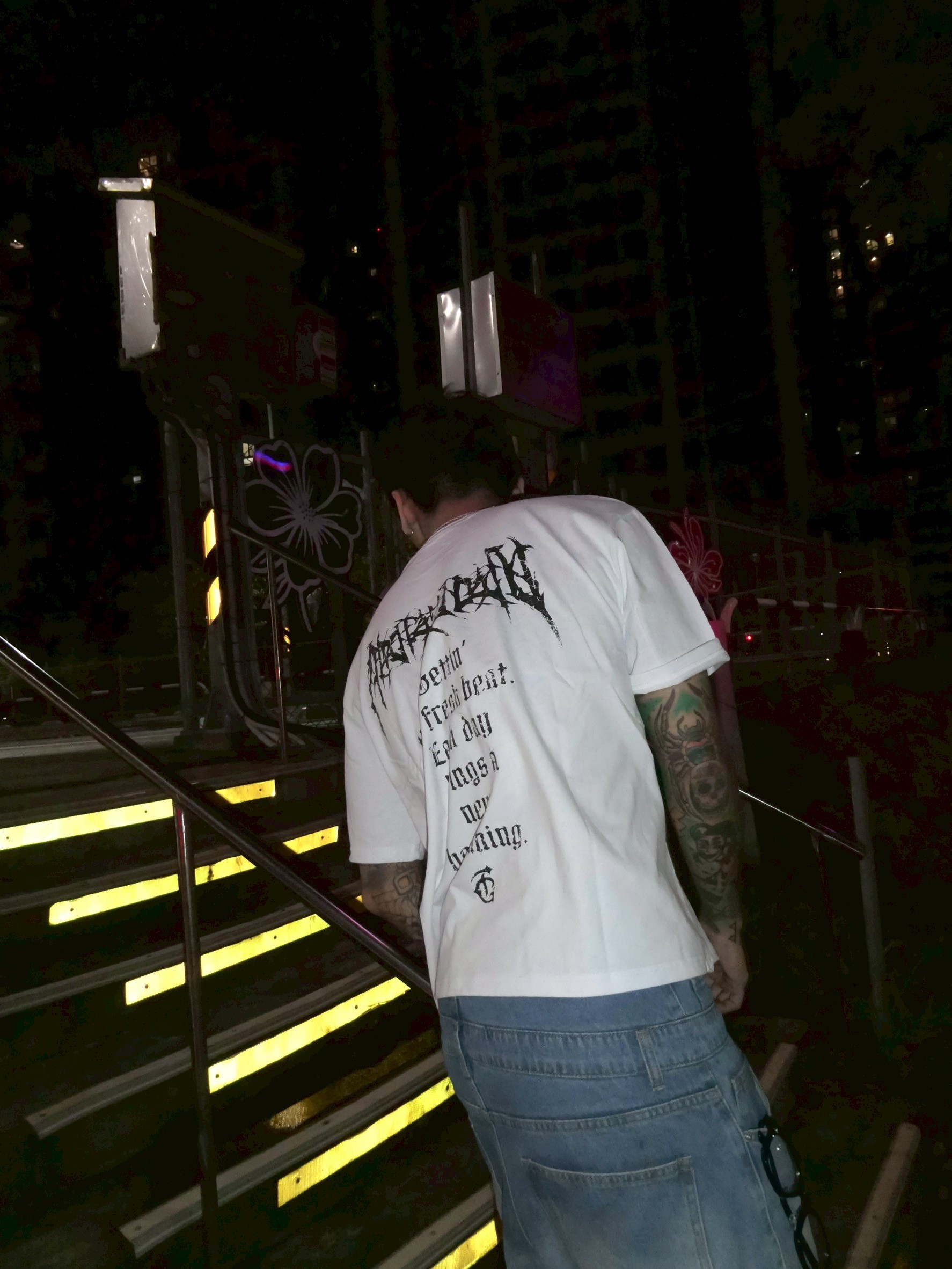 【街頭狠貨】荊棘序章雙沙純棉短寬T