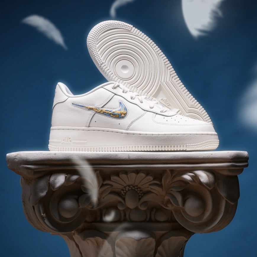 【限定版！預購】NIKE AIR FORCE 1 果凍勾 奶藍小勾｜IM6697-141