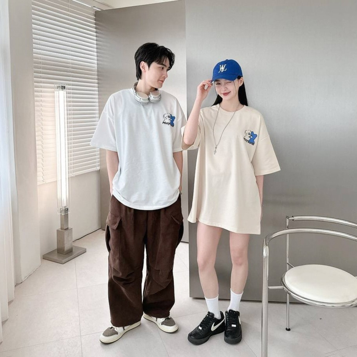 【現貨】MISTY WORLD狗狗&熊印花短T