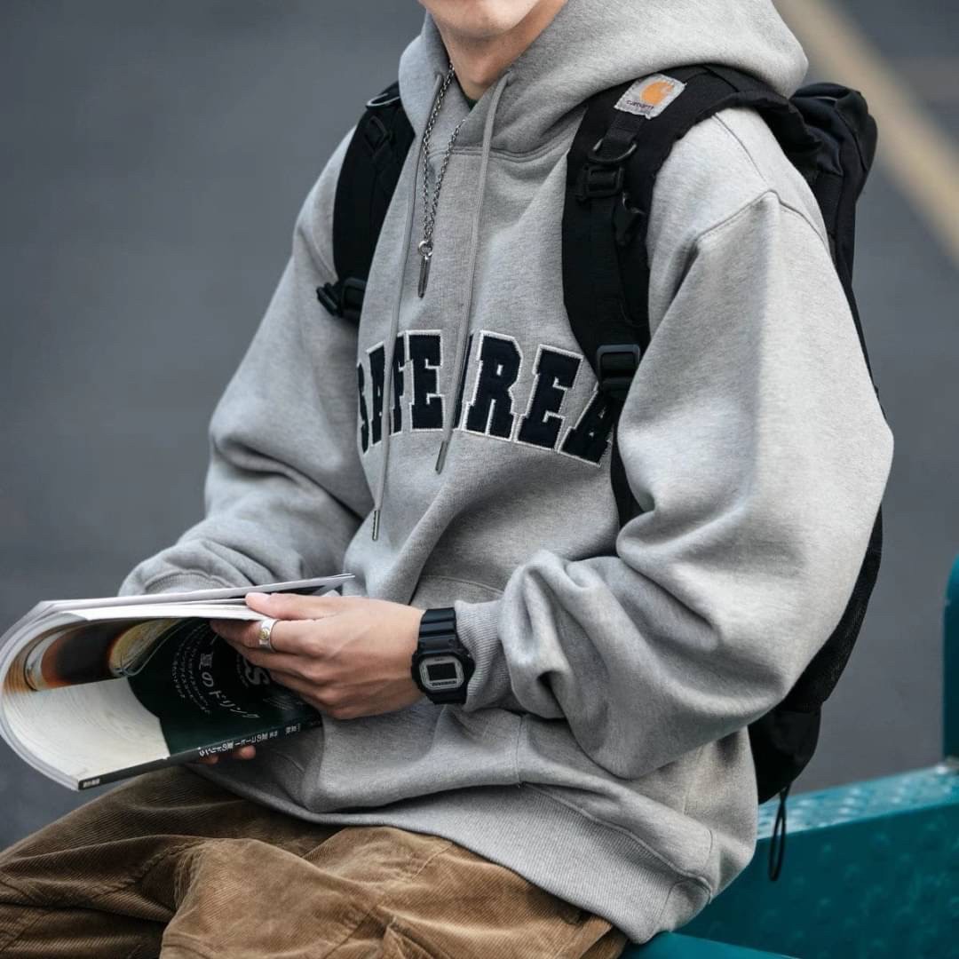 【現貨】SAFEAREA刷毛帽T