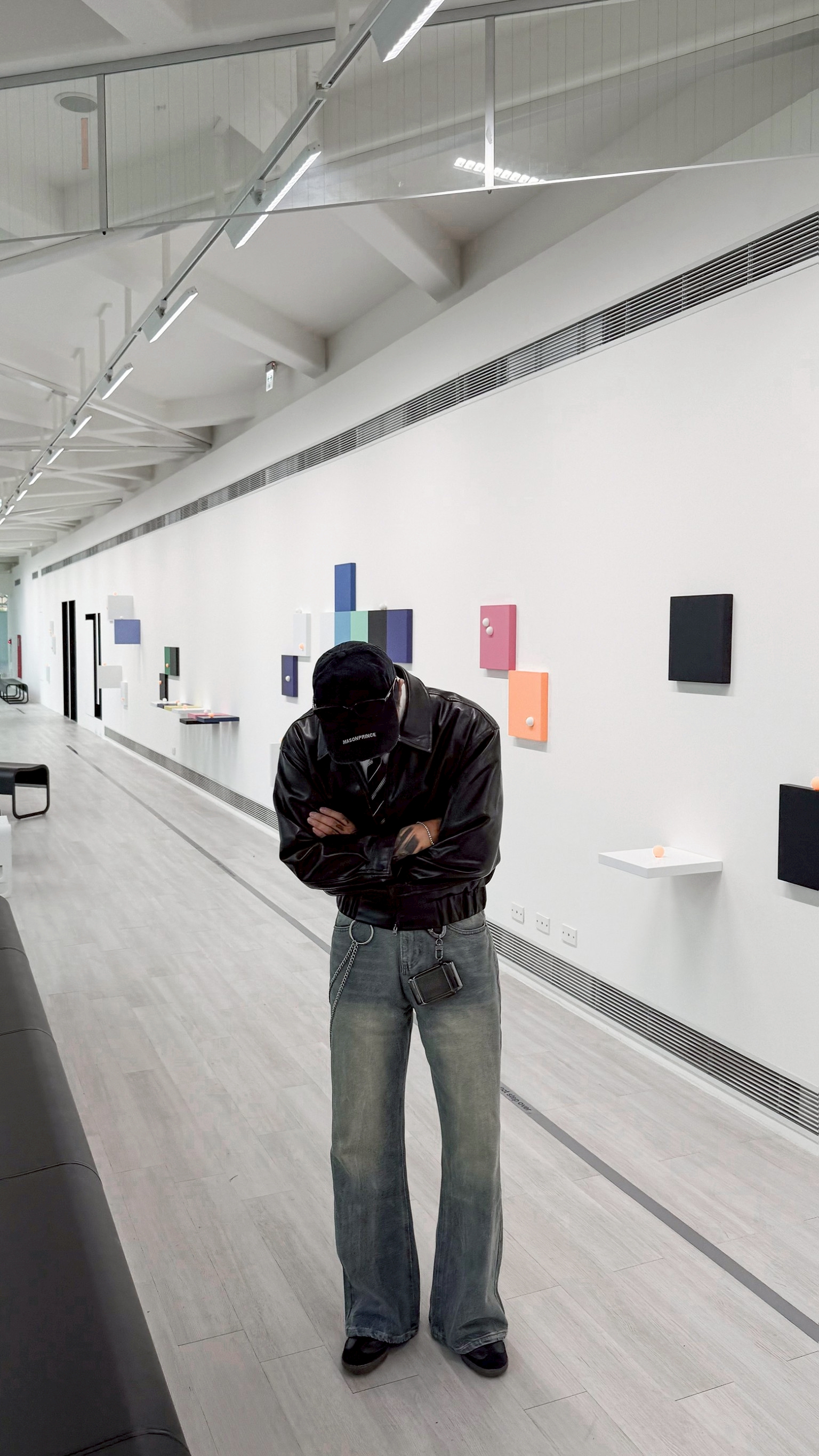 【皮革質感單品】街頭短版BOXY皮革夾克外套