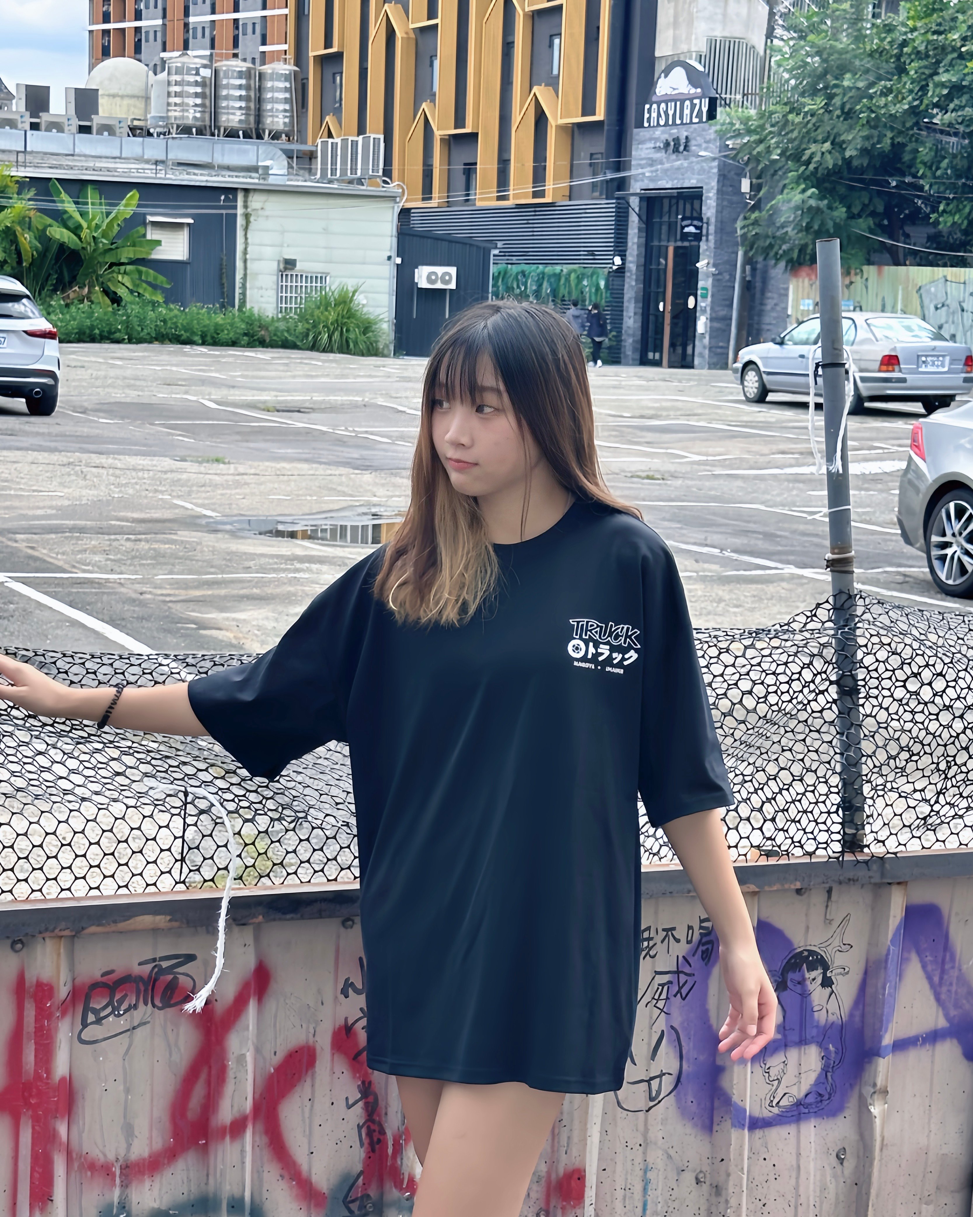 【SORONA® 涼感現貨】TRUCK日文皮卡印花短T