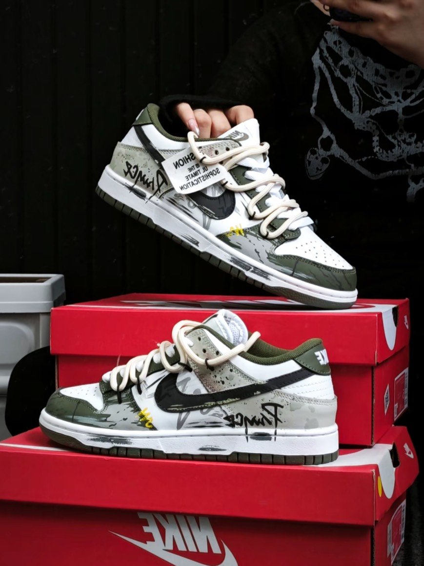 【訂製款】Nike Dunk Low 塗鴉無人區
