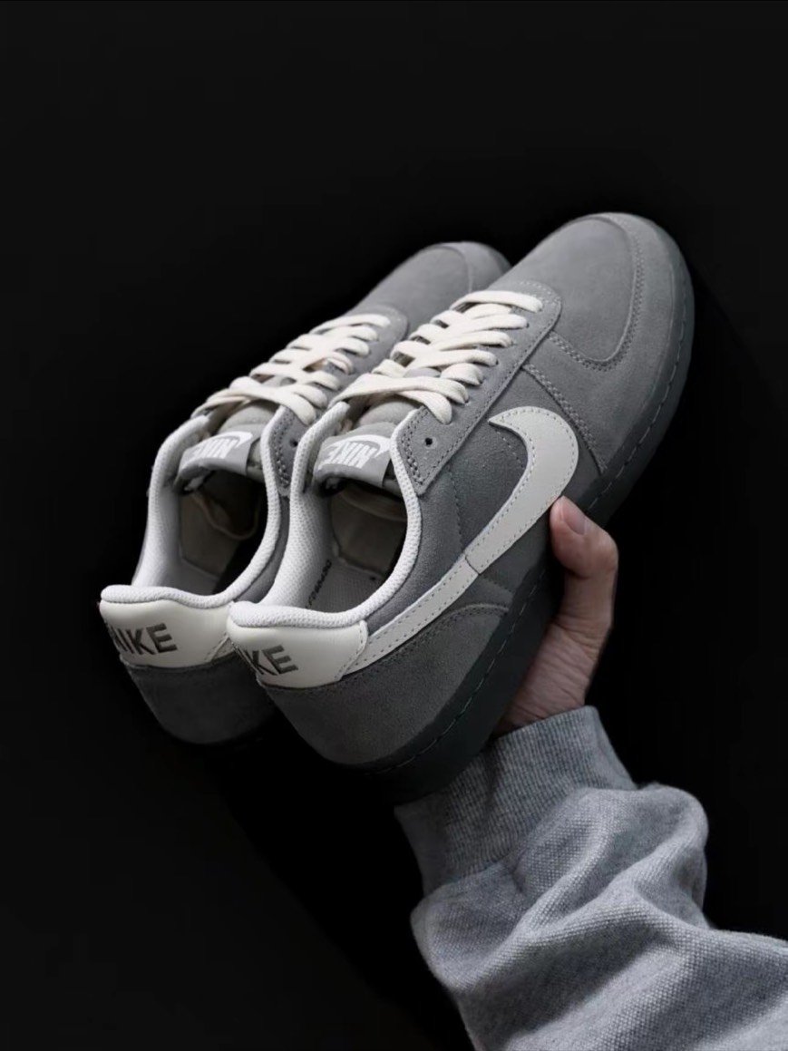 【國外折扣連線!】NIKE FIELD GENERAL 高級灰 水泥灰 米色麂皮德訓鞋男鞋｜IF0666-300