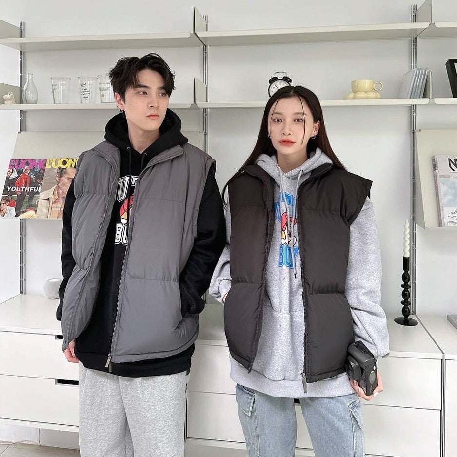 【僅此一批!優惠售完為止🔥】立領鋪棉麵包背心