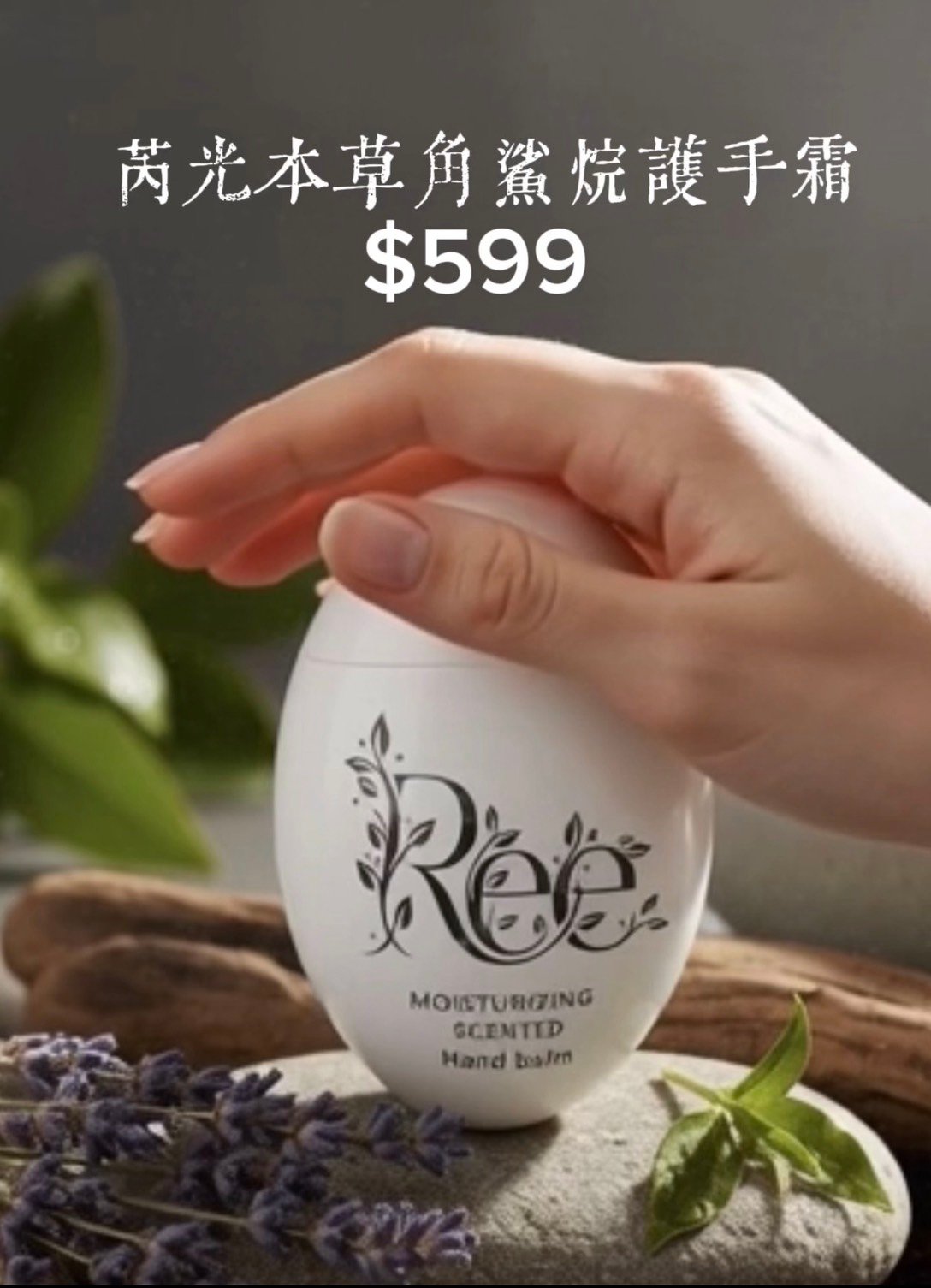 芮光本草角鯊烷乳香護手霜60g