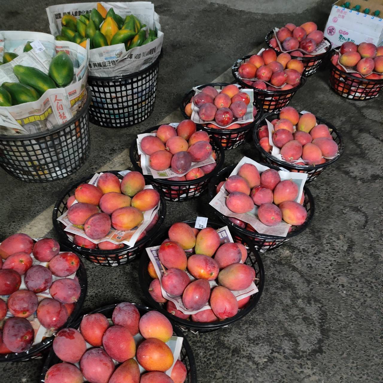 台南玉井青果市場取經