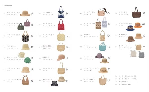 ECO ANDARIA＆ANDARIA SOFT編織夏季帽子與日常提袋作品集