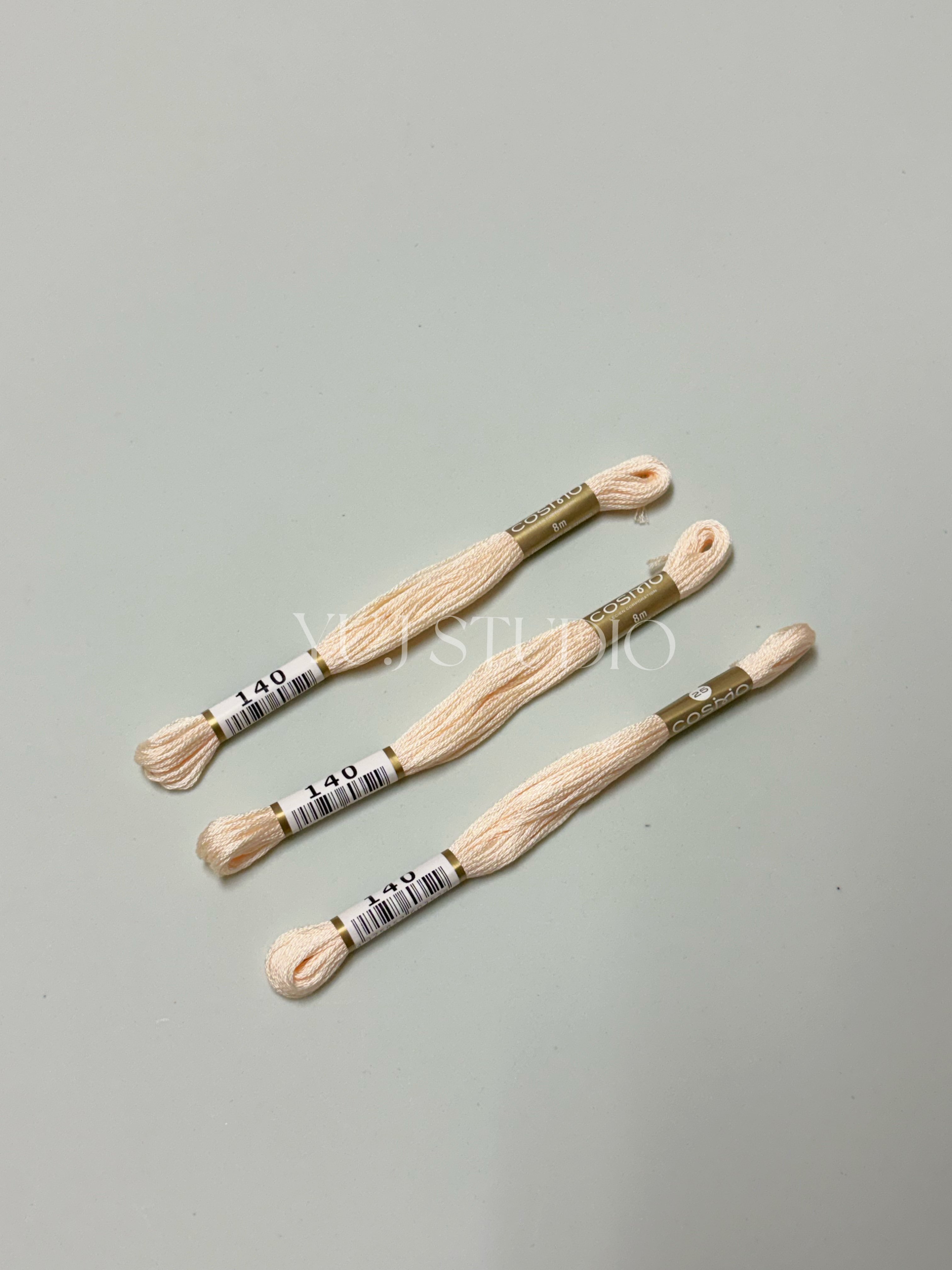 日本原裝進口COSMO 25番繡線 [色號140-214] 區間