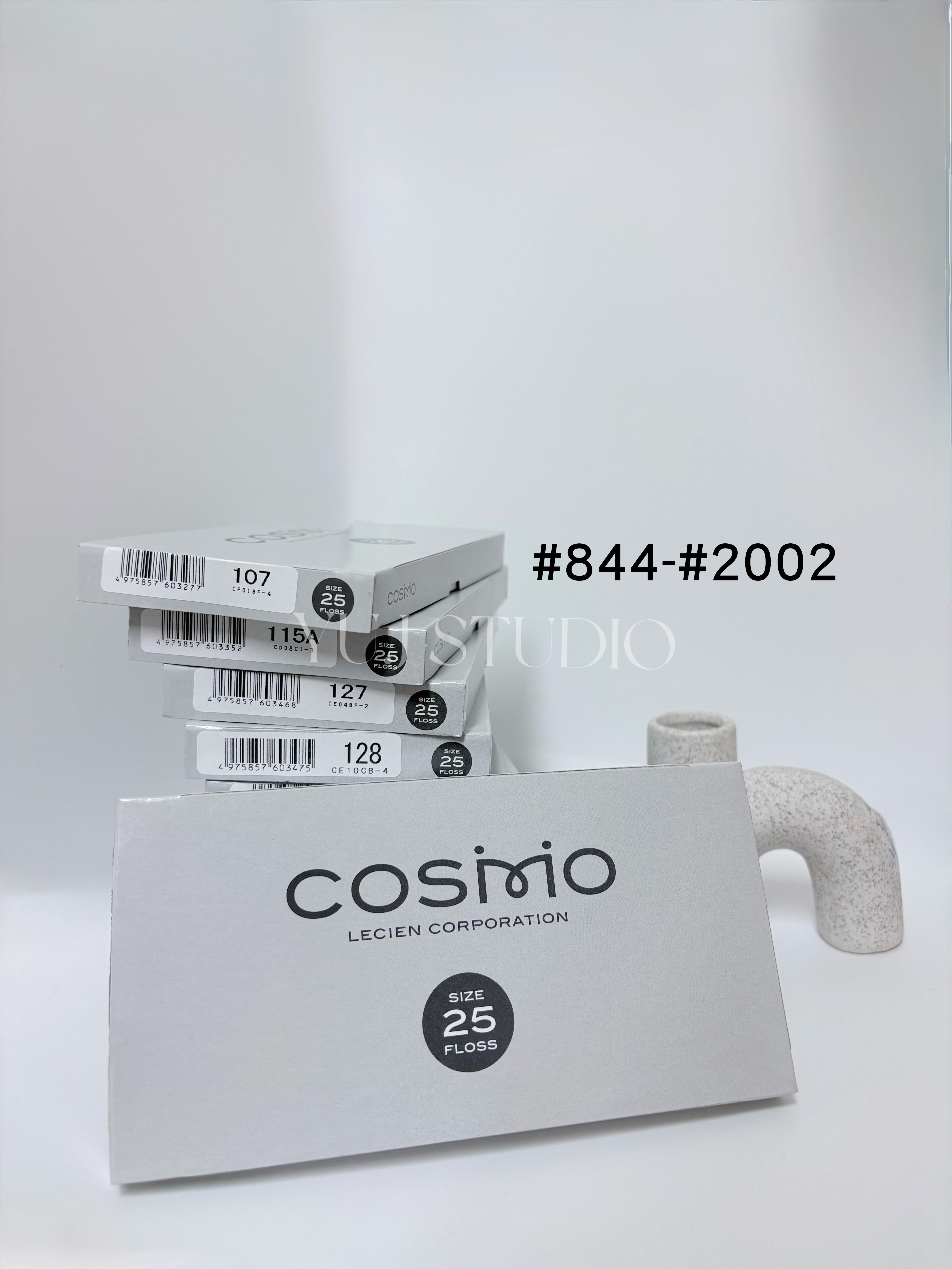 日本原裝進口COSMO 25番繡線 [色號844-2002] 區間