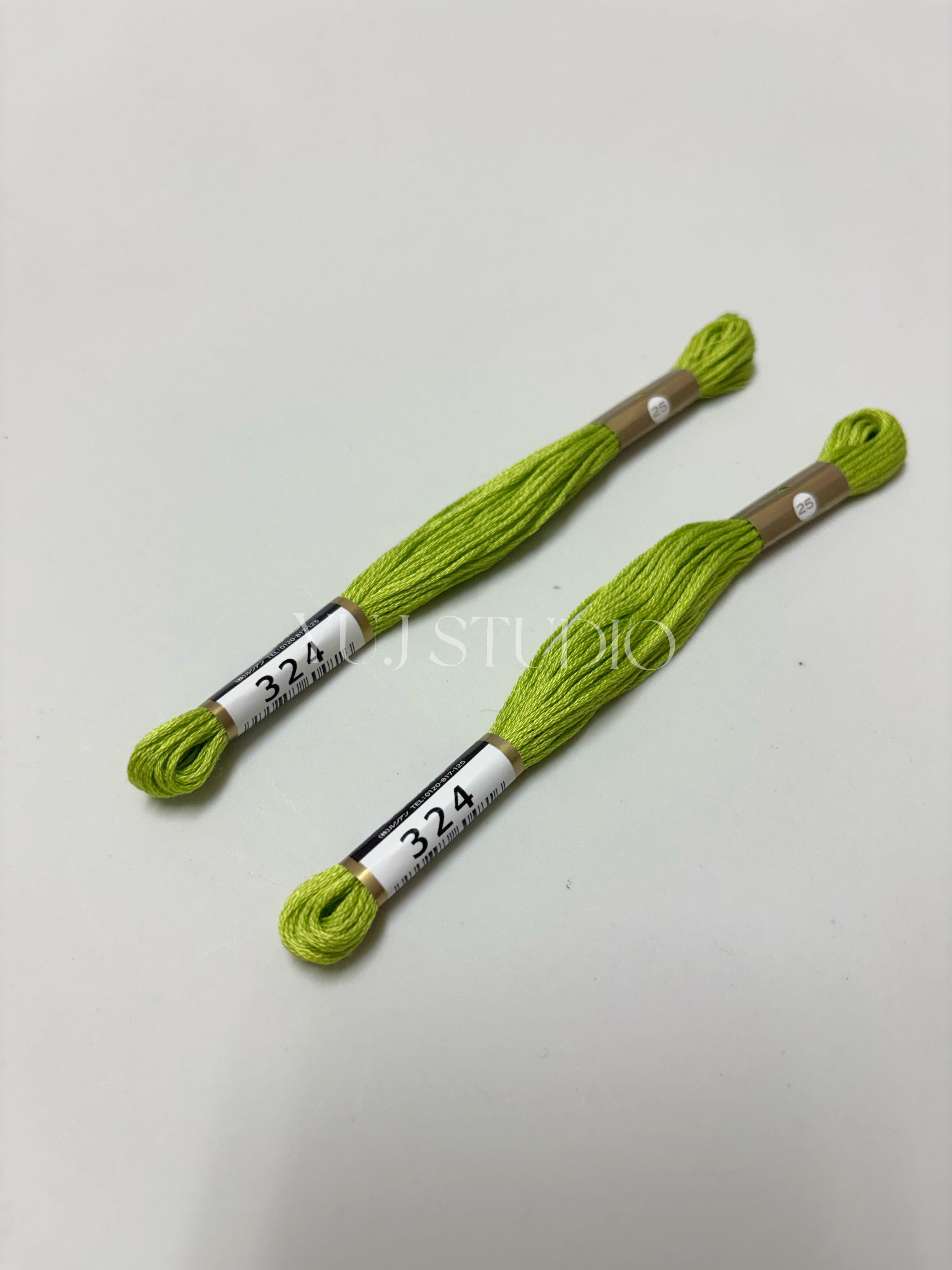 日本原裝進口COSMO 25番繡線 [色號324-383] 區間