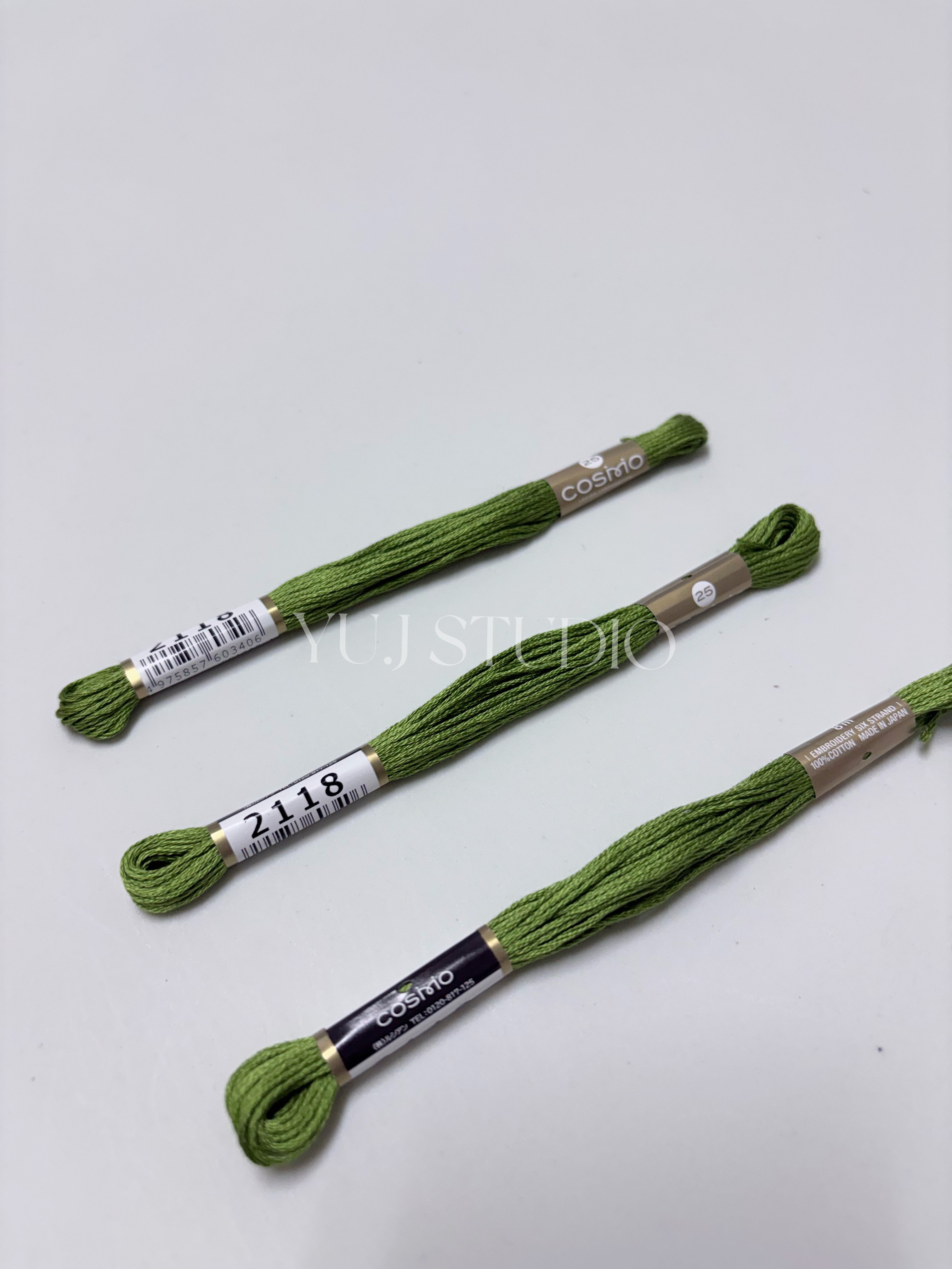 日本原裝進口COSMO 25番繡線 [色號2118-3299] 區間