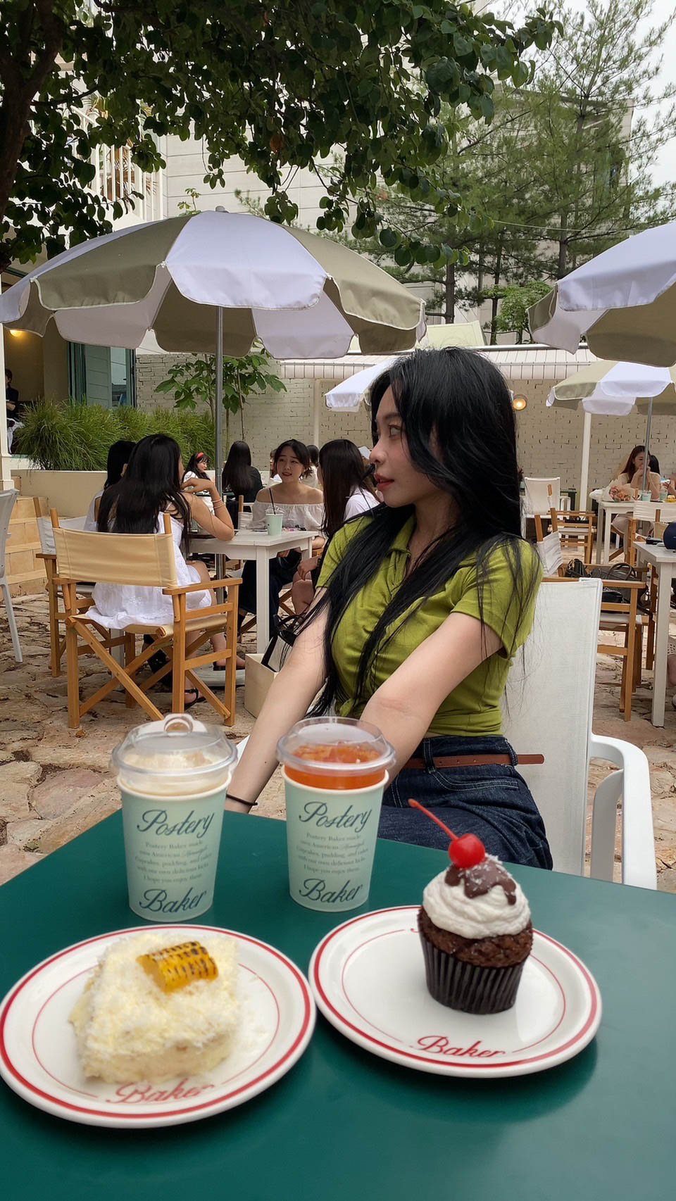 新沙洞小姐姐 抓皺日常 排釦開衫