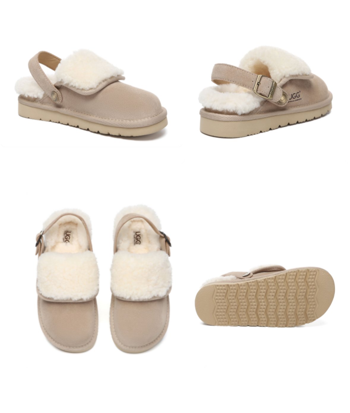 25 UGG 羊毛 翻舌 涼拖2穿