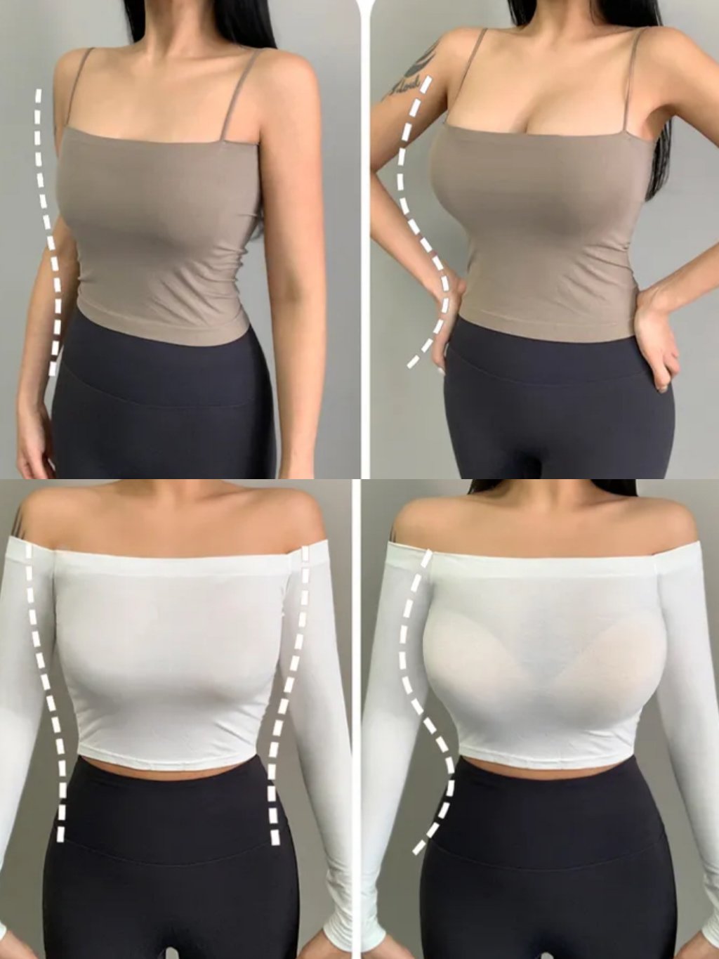 送肩帶（多件優惠）韓國訂製 A~E罩杯 漫畫外擴胸貼 +3.5cm