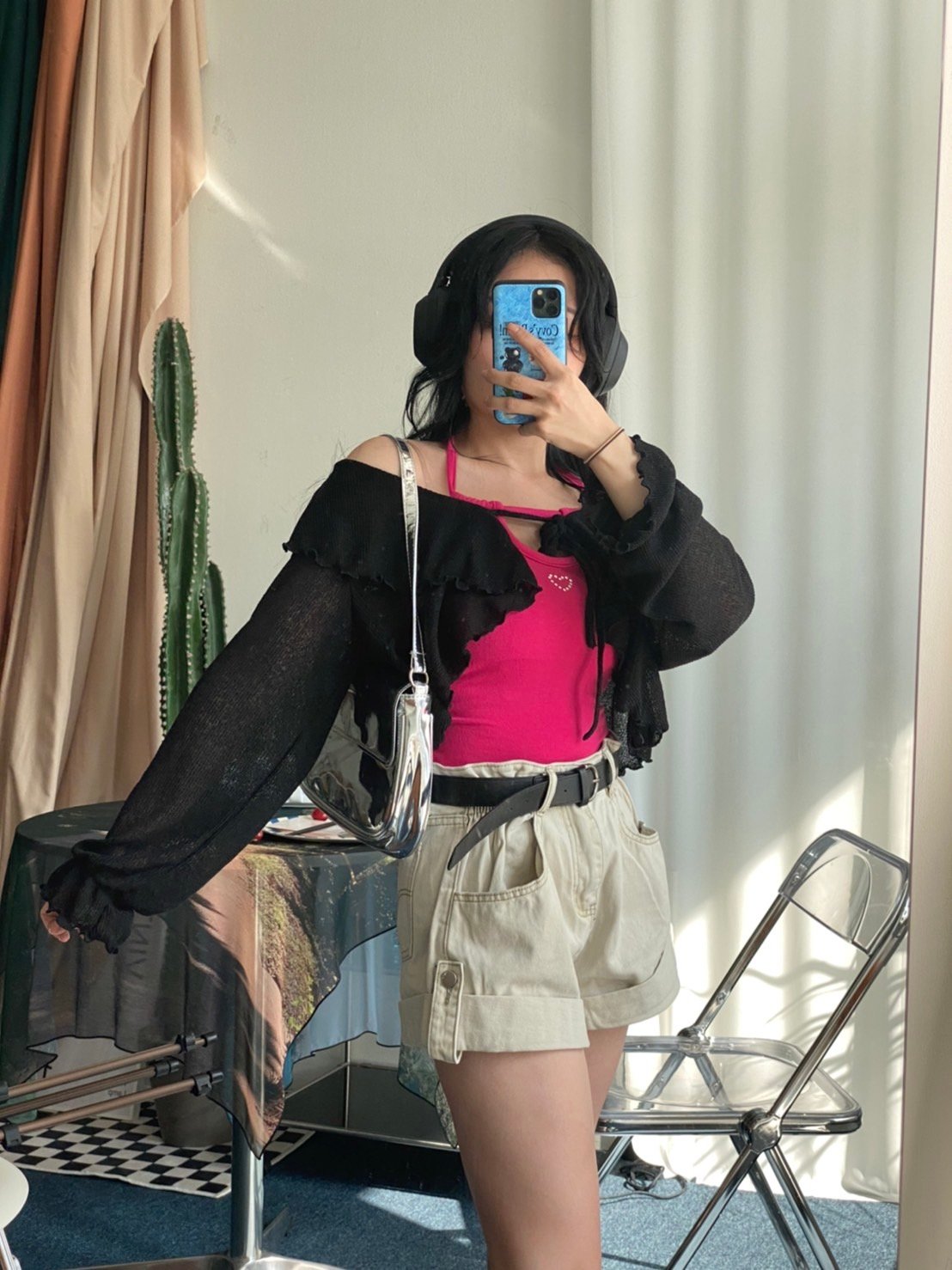 ROMANCE- 大荷葉邊浪漫 防曬罩衫上衣