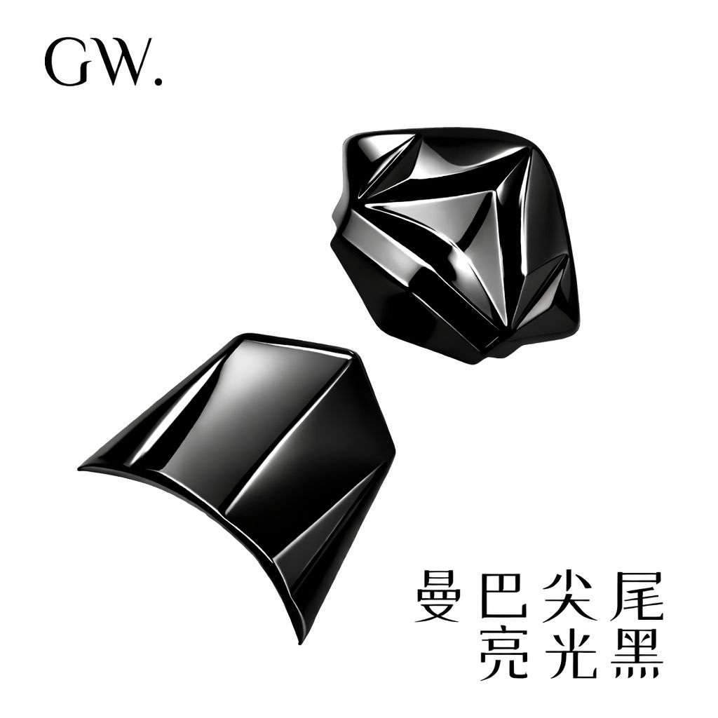 《冠威》SYM MMBCU 曼巴毒刺尖尾 造型尾翼尾蓋 上下寬體套件 黏貼式ABS材質 素材噴漆系列