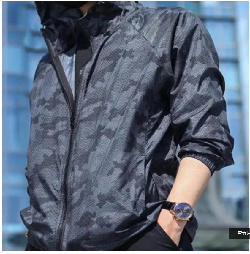 ~子甄彣璟~迷彩防曬衣 冰絲薄款 釣魚外套 運動上衣 防曬服 透氣 防紫外線 運動外套 防曬外套 工作外套