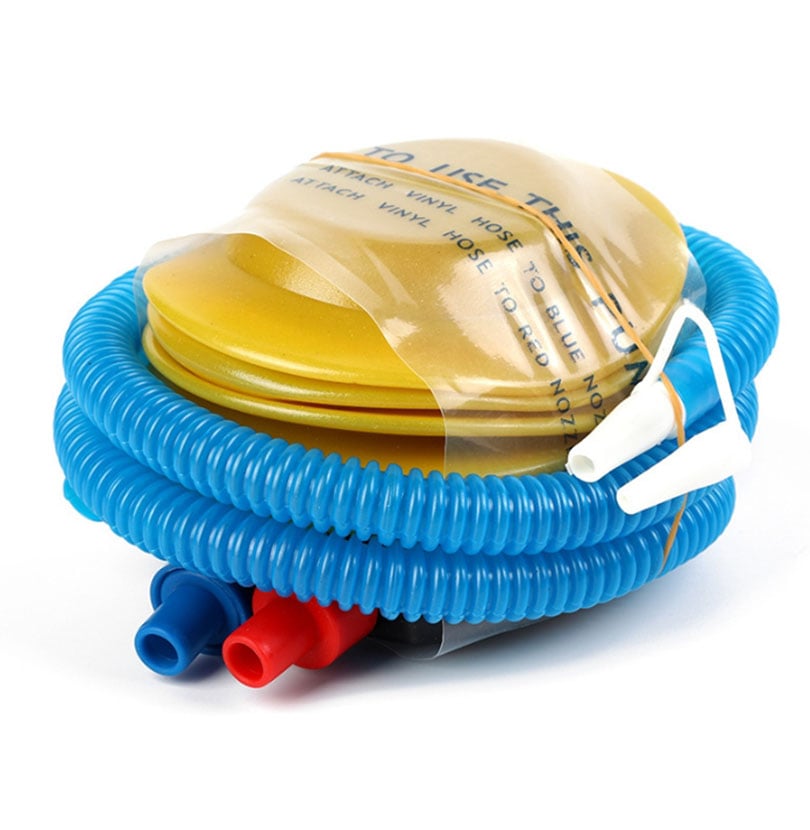 ~子甄彣璟~4寸腳踩式打氣筒 便捷式 打氣筒 瑜伽球 瑜珈球 充氣泵