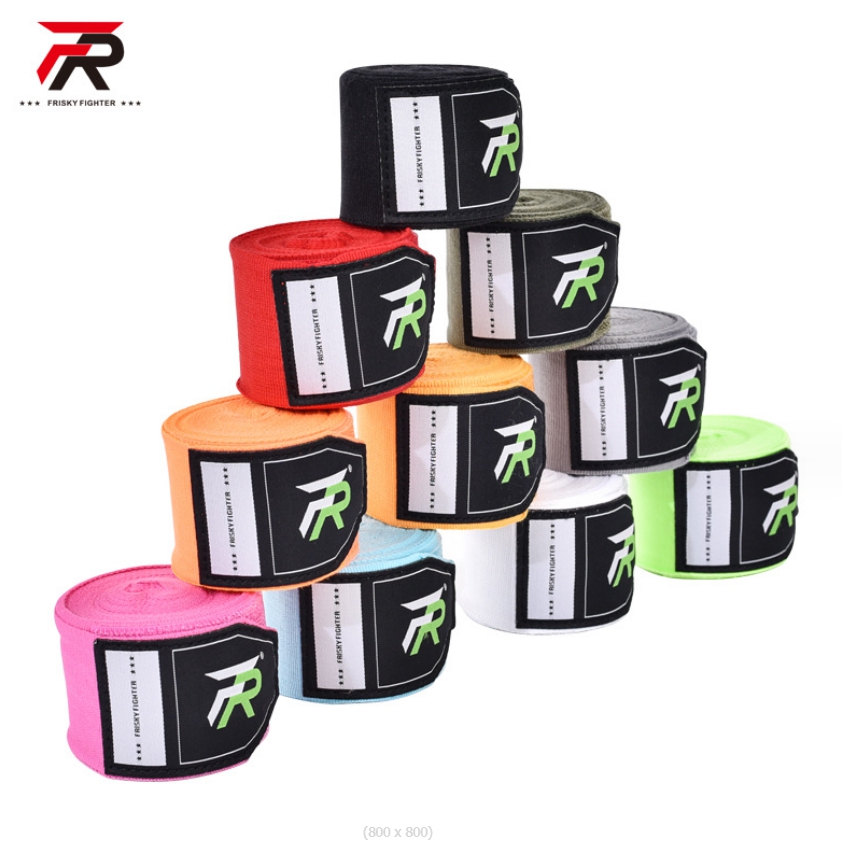 ~子甄彣璟~新款-FRISKY 3米跟5米 彈力 拳擊 搏擊 散打 纏手帶 綁手帶 護手帶 繃帶 手綁帶 纏帶 泰拳 運動健身