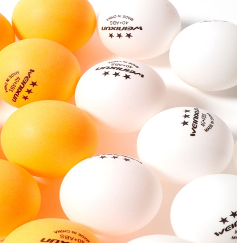 ~子甄彣璟~三星ABS新材料40+ 高彈耐打 乒乓球 訓練球 練習用 塑膠桌球 運動 健身 訓練 體育 桌球