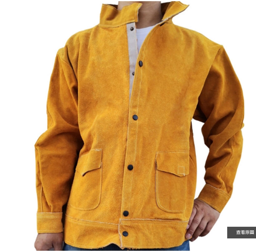~子甄彣璟~促銷價-純牛皮 夾克 電銲服 牛皮 電銲衣 防燙服 電焊 抗磨 耐熱 工作服 工作衣 氬銲 氬焊 勞工