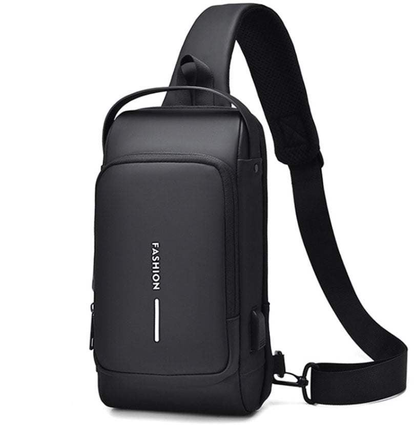 ~子甄彣璟~側背包X314 密碼鎖 斜挎包 多功能大容量 斜背包 胸包 旅行包 防潑水 背包 錢包 單肩包 側肩包