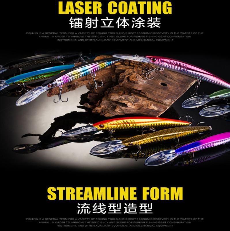 ~子甄彣璟~促銷中-14cm/12.4g 浮水型米諾 硬餌 路亞餌 假餌 誘餌 仿生餌 擬餌 海釣 釣魚 翹嘴 大魚剋星