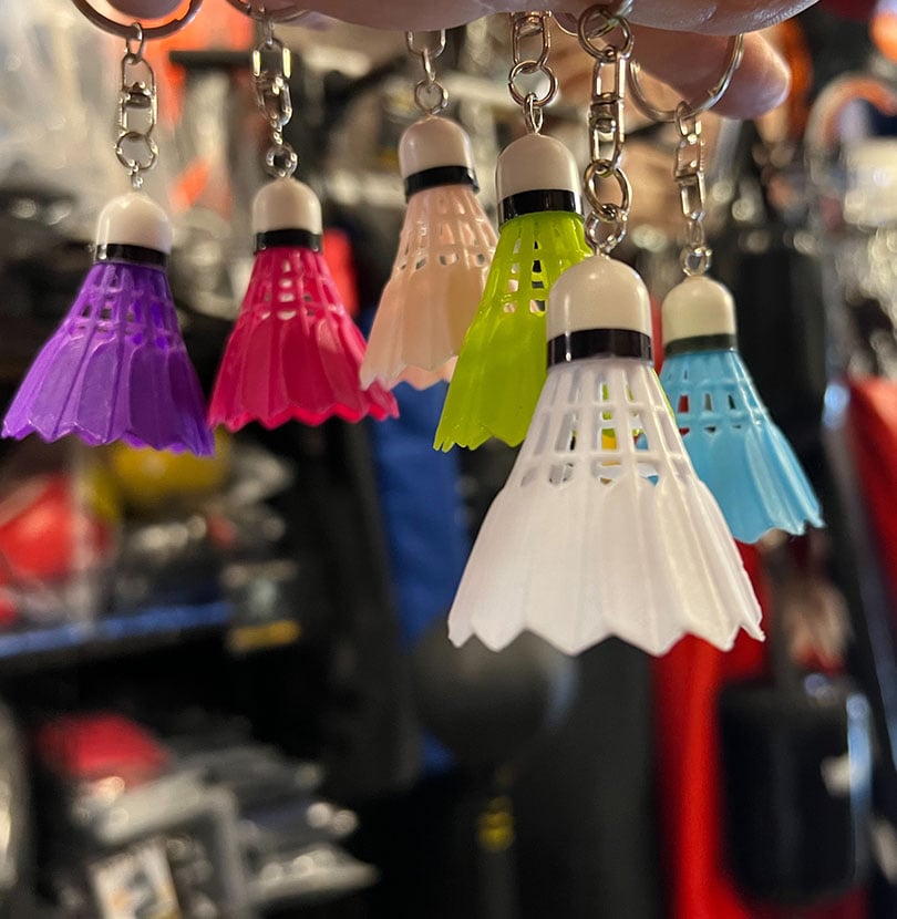 ~子甄彣璟~羽毛球鑰匙圈 鑰匙扣 吊飾 羽球吊飾 紀念品 運動 羽毛球鑰匙扣 飾品 鑰匙掛件 生日禮物