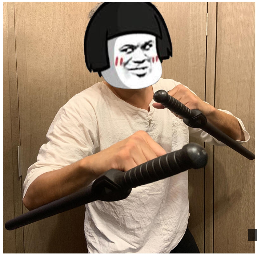 ~子甄彣璟~T字棍 T型棍 拐棍 旋棍 短棍 火焰圖騰 塑鋼 武術棍 運動 健身 防身 功夫棍-單把價格