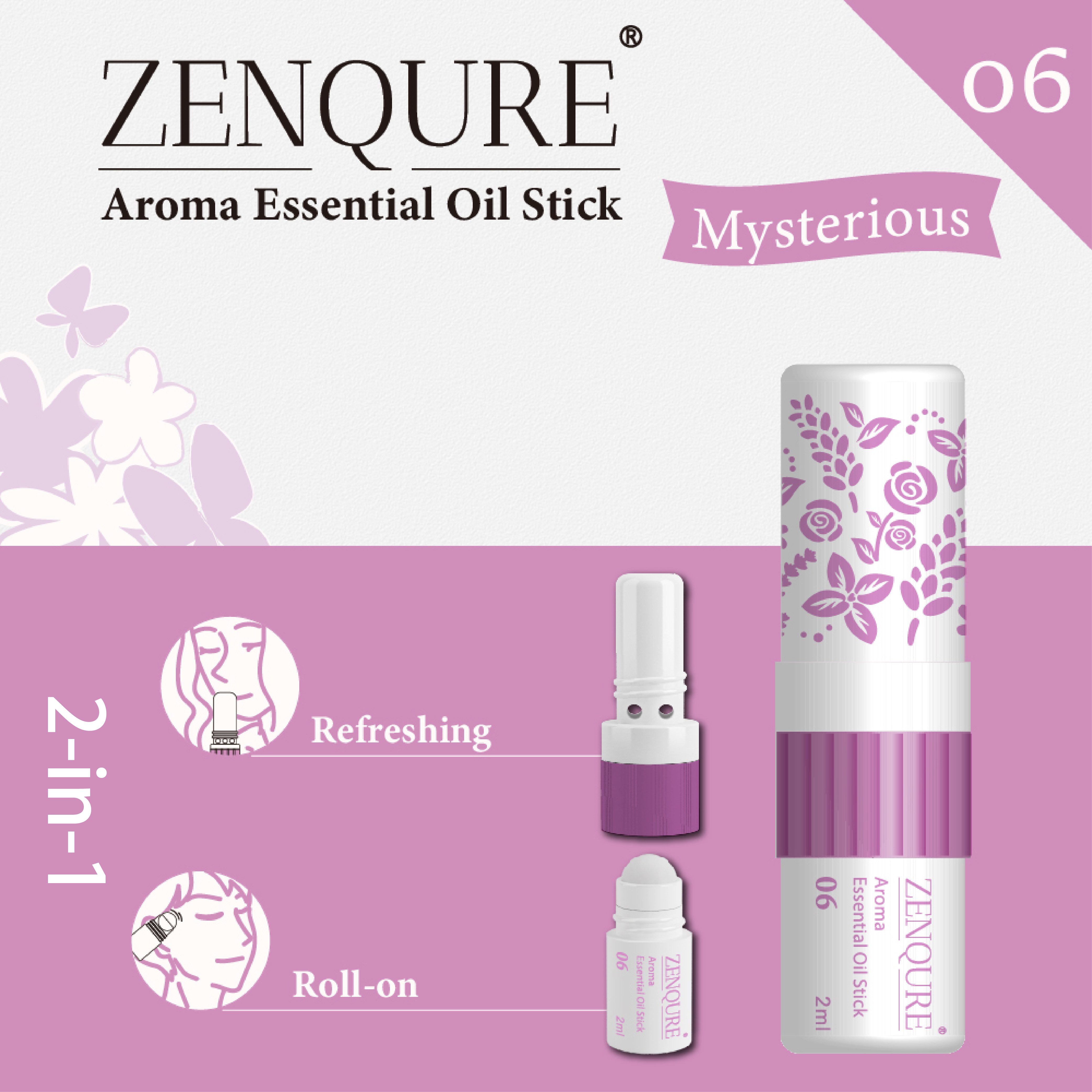 ZENQURE Aroma Essential Oil Stick 06 Mysterious
