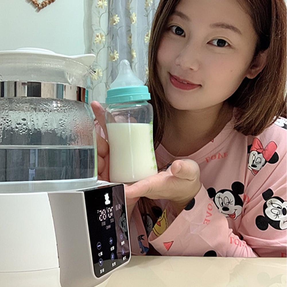 泡奶必備！韓國小白熊Snow Bear調乳器。溫奶、泡奶、消毒、解凍、燉煮、養生飲一機多用