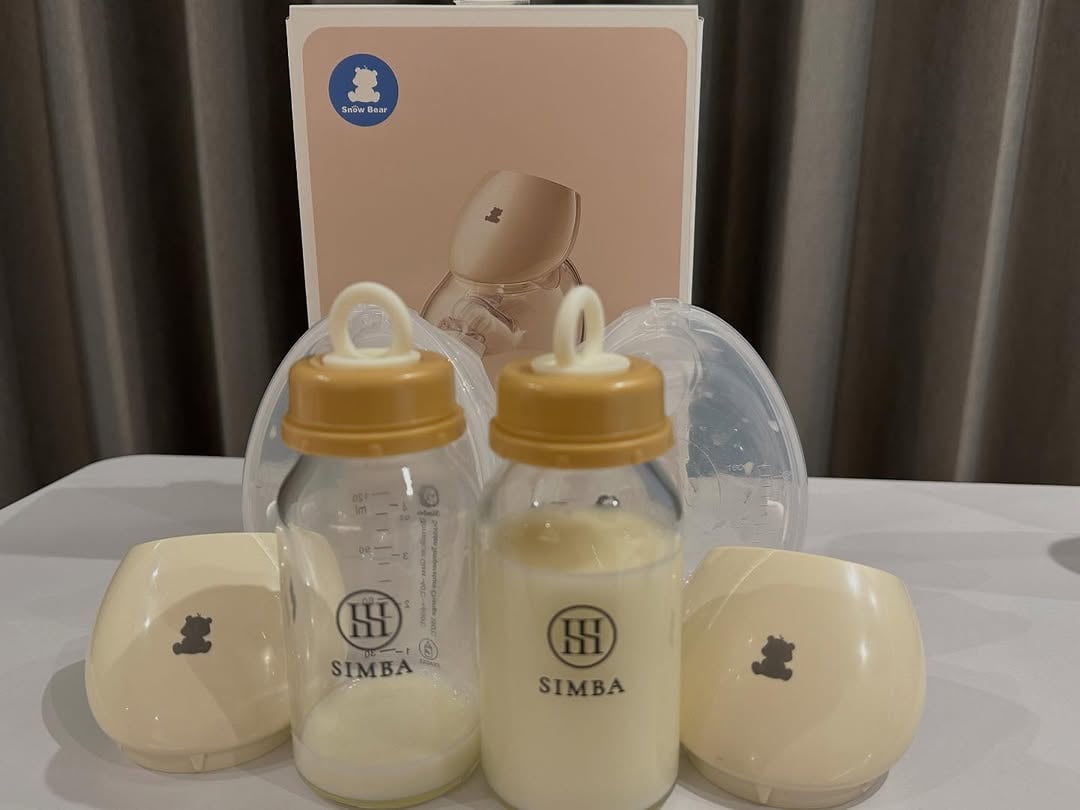 snowbear智允穿戴式免持電動擠奶器神器！