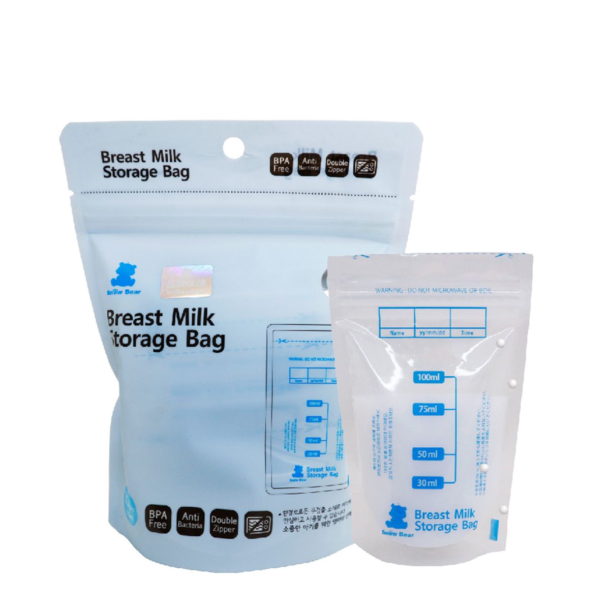 【SnowBear】母乳冷凍袋100ml/30入