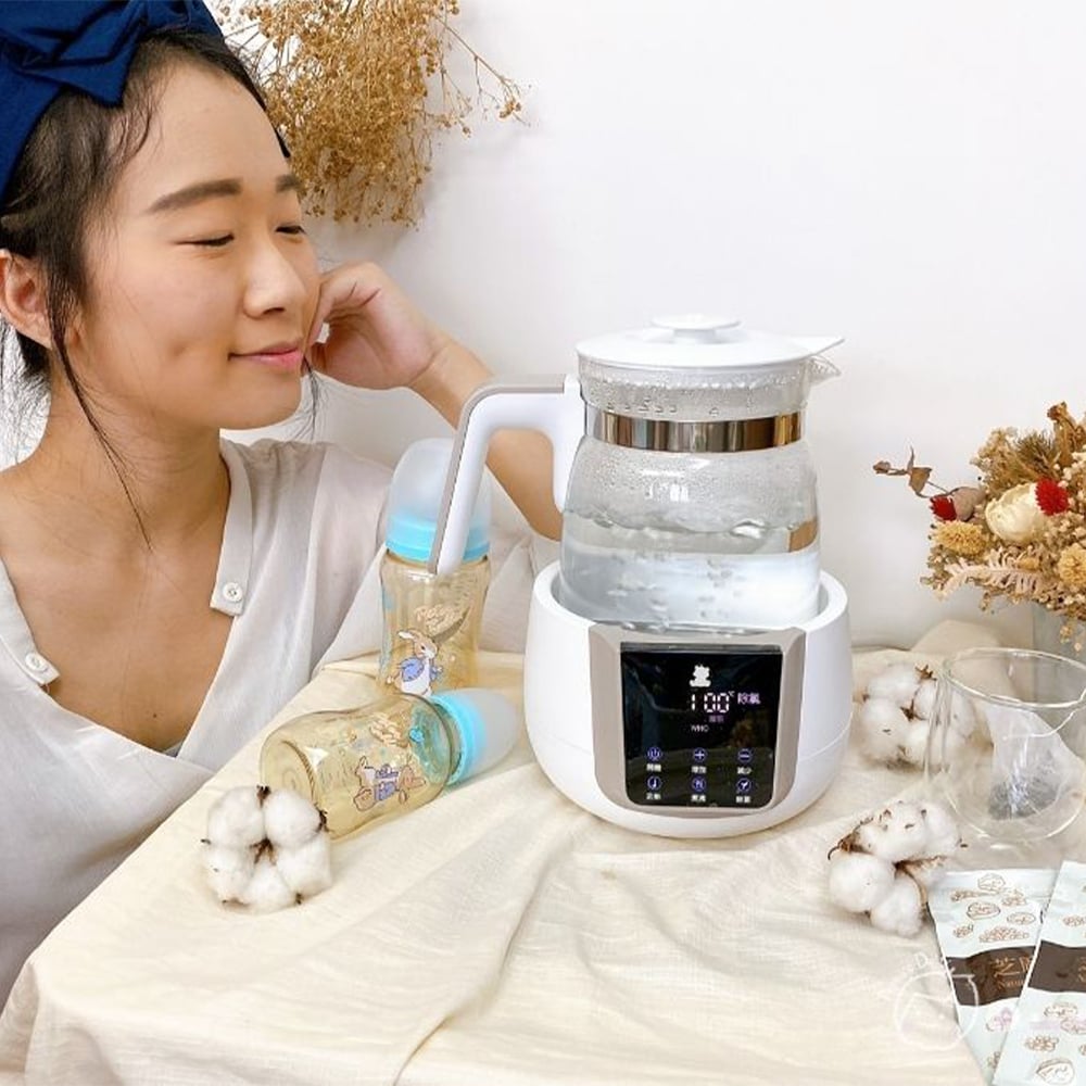 泡奶幫手|隨時提供最佳溫度 SnowBear韓國小白熊智敏恆溫調乳器，一機多用超方便