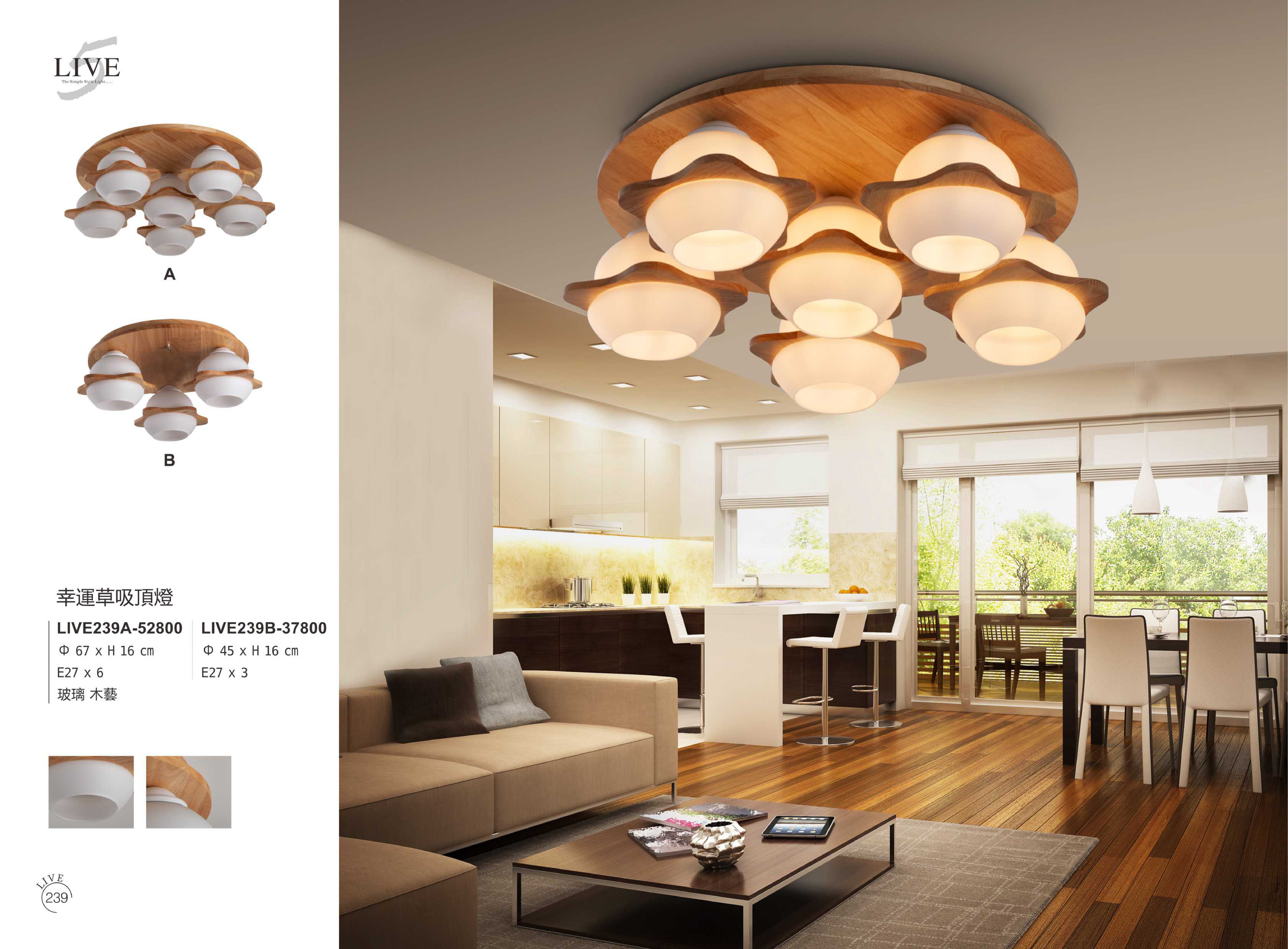 吸頂燈系列 LIVE239