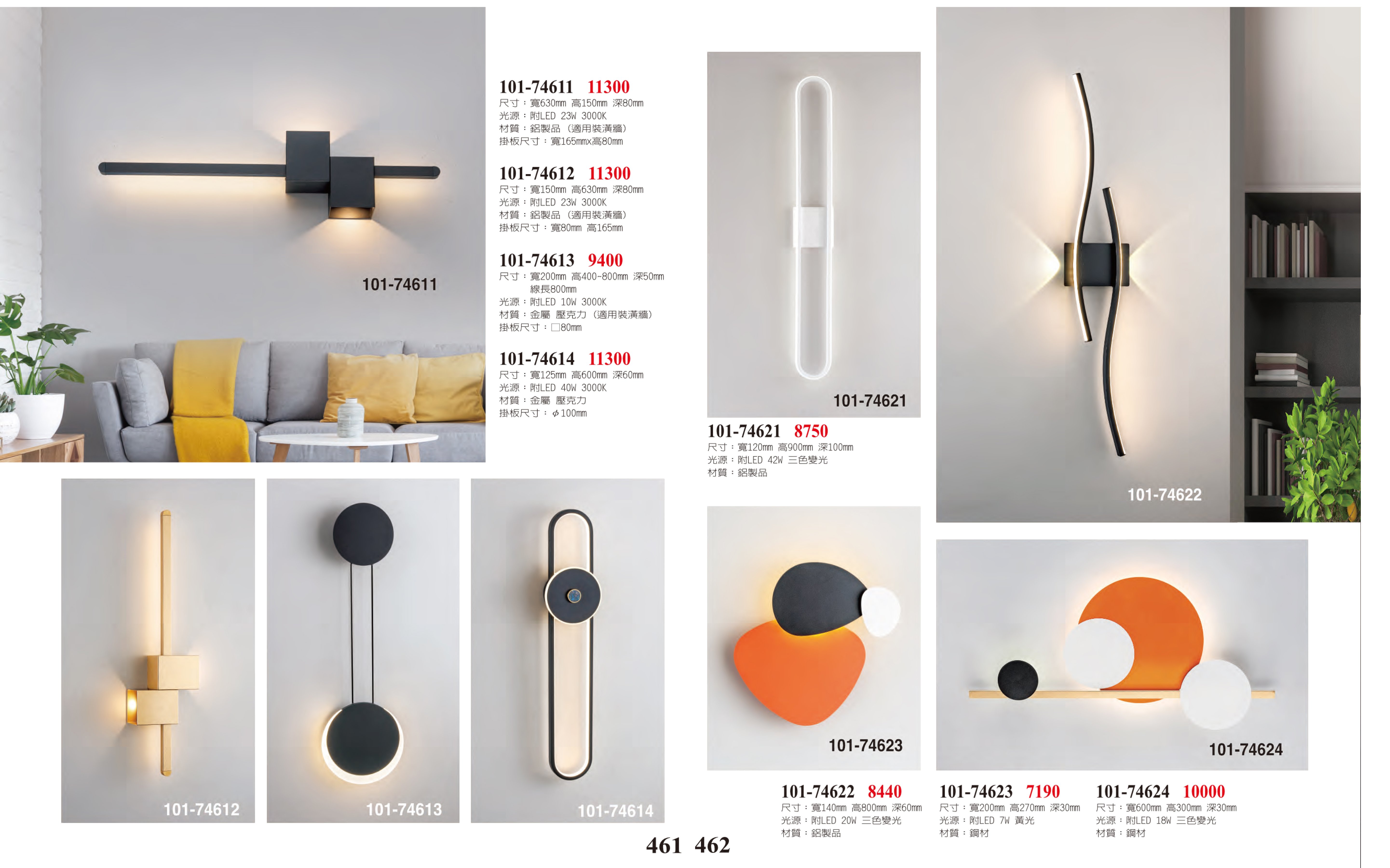 LED壁燈系列 101-461