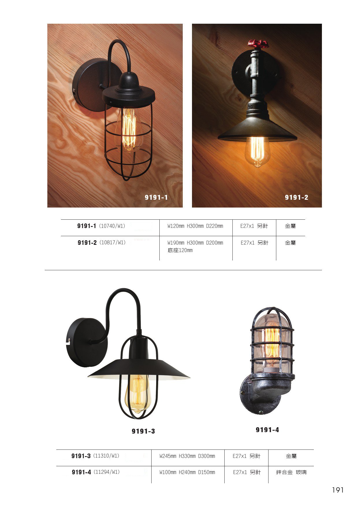 壁燈系列 L191