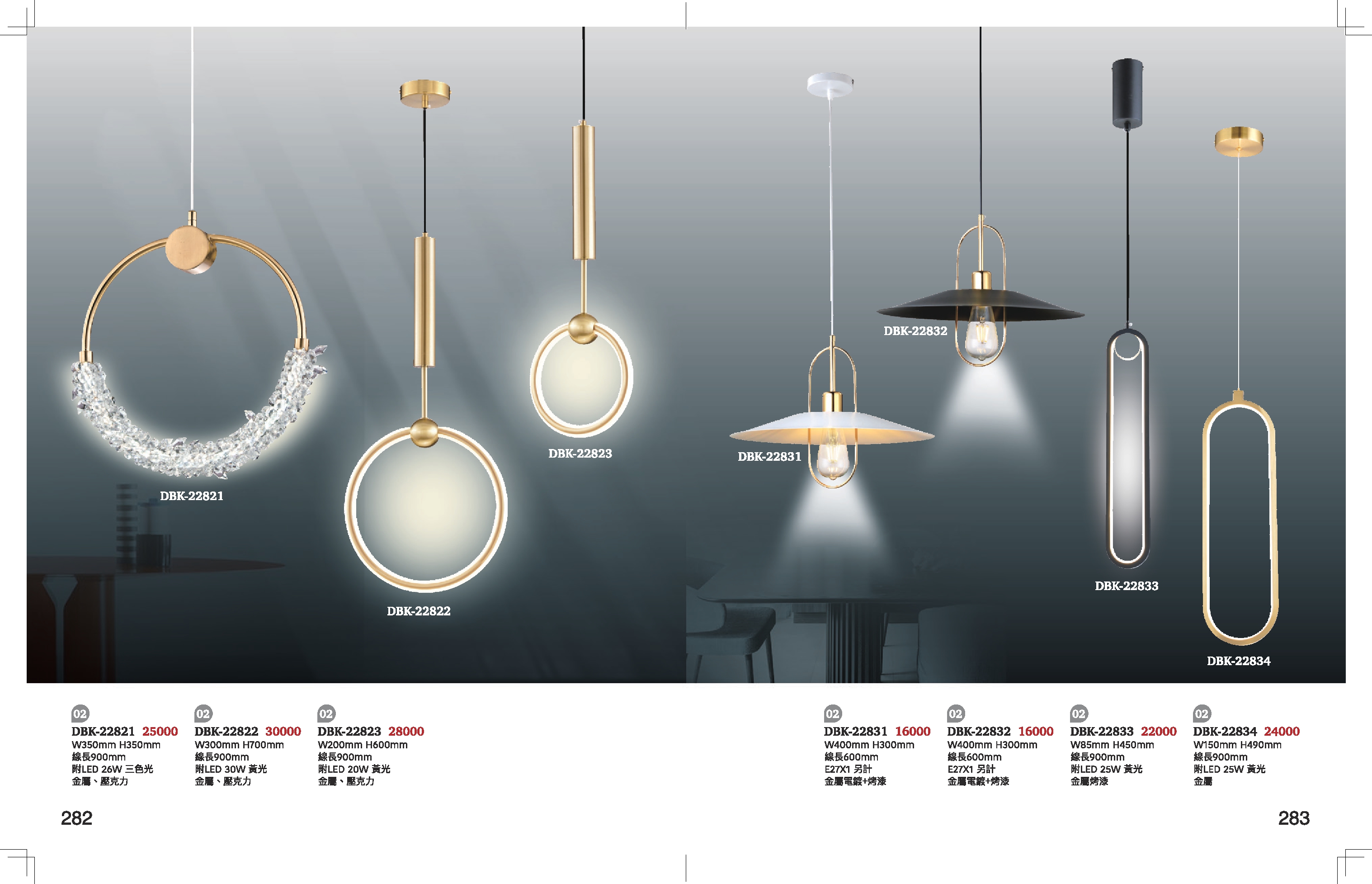 餐吊燈系列 K282
