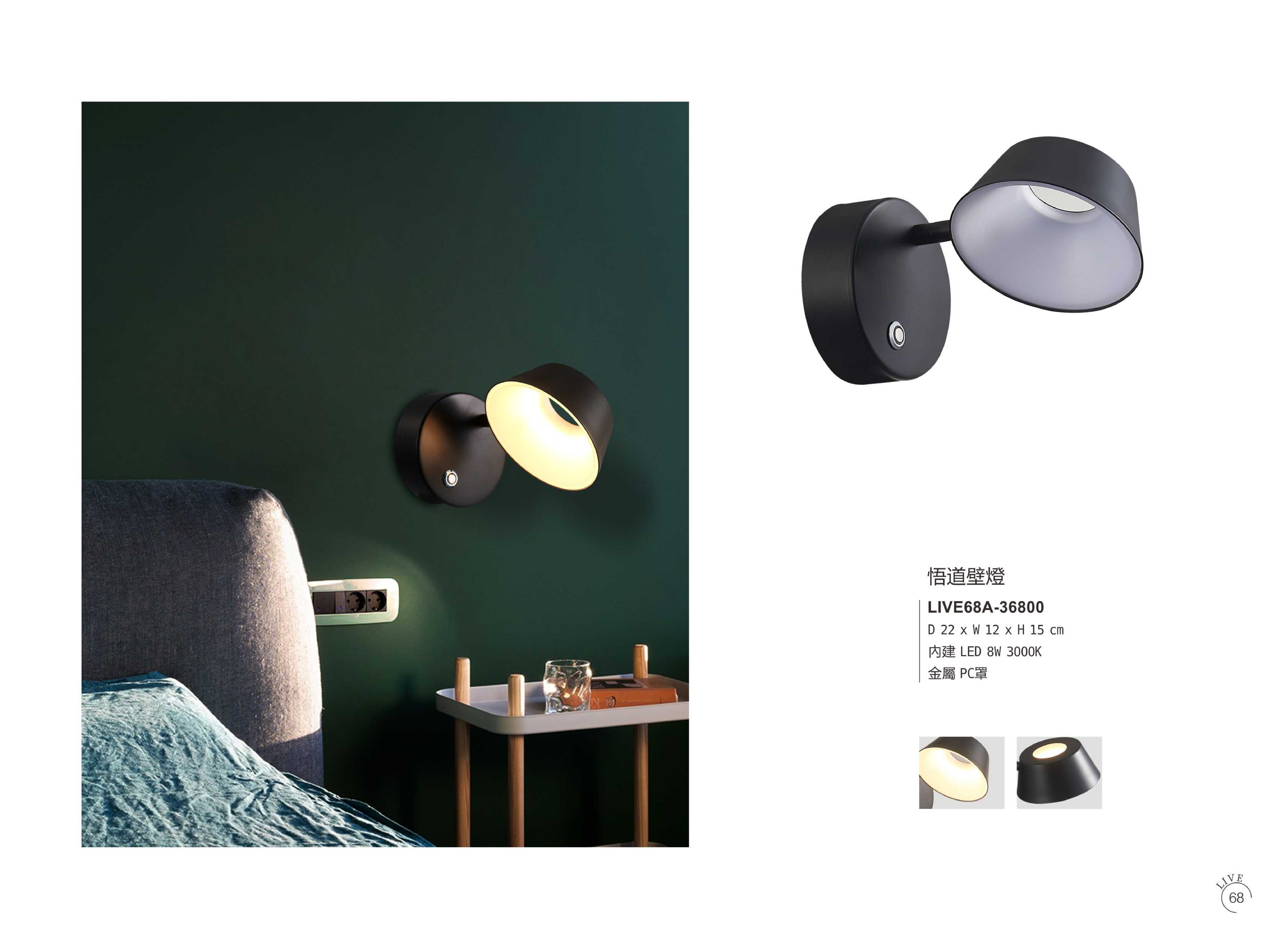 壁燈系列 LIVE 68