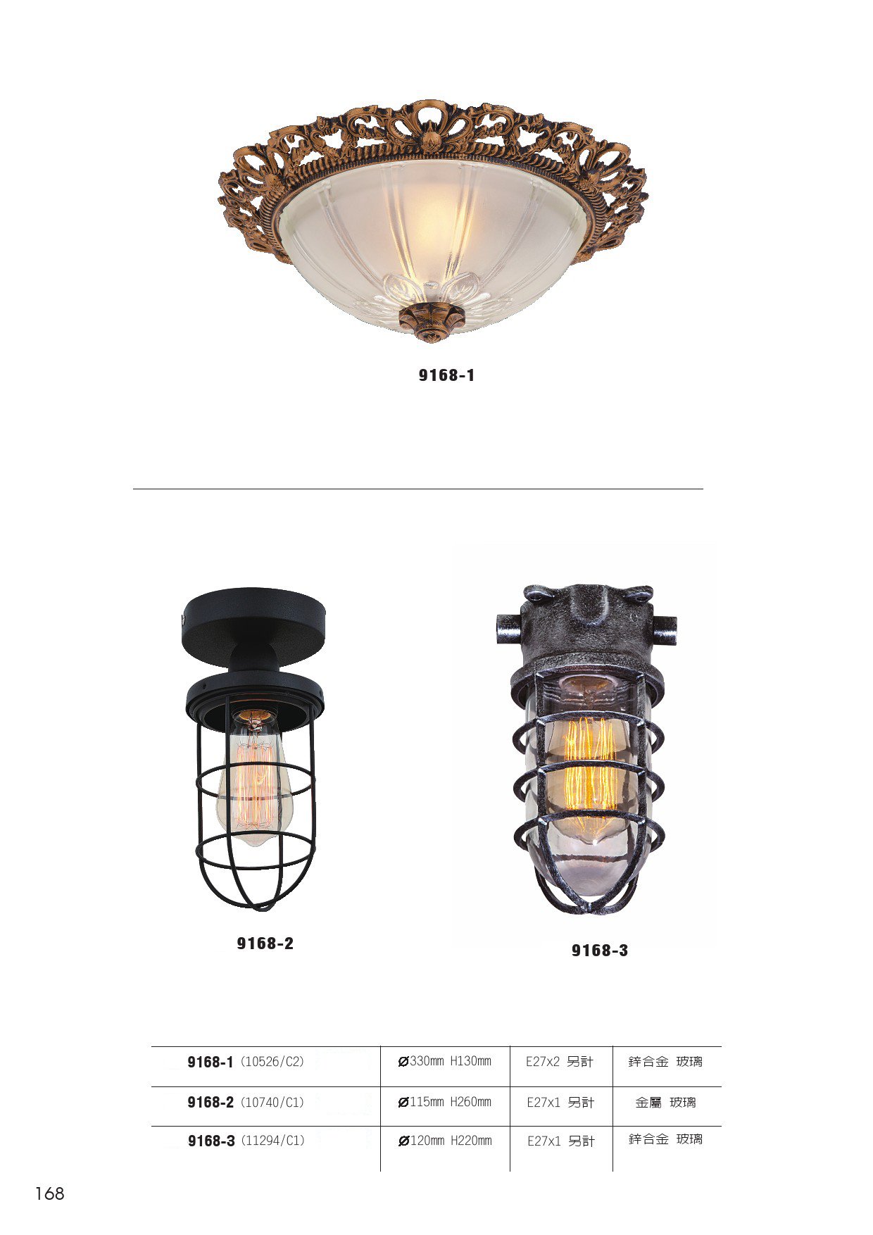 小吸頂燈系列 L168