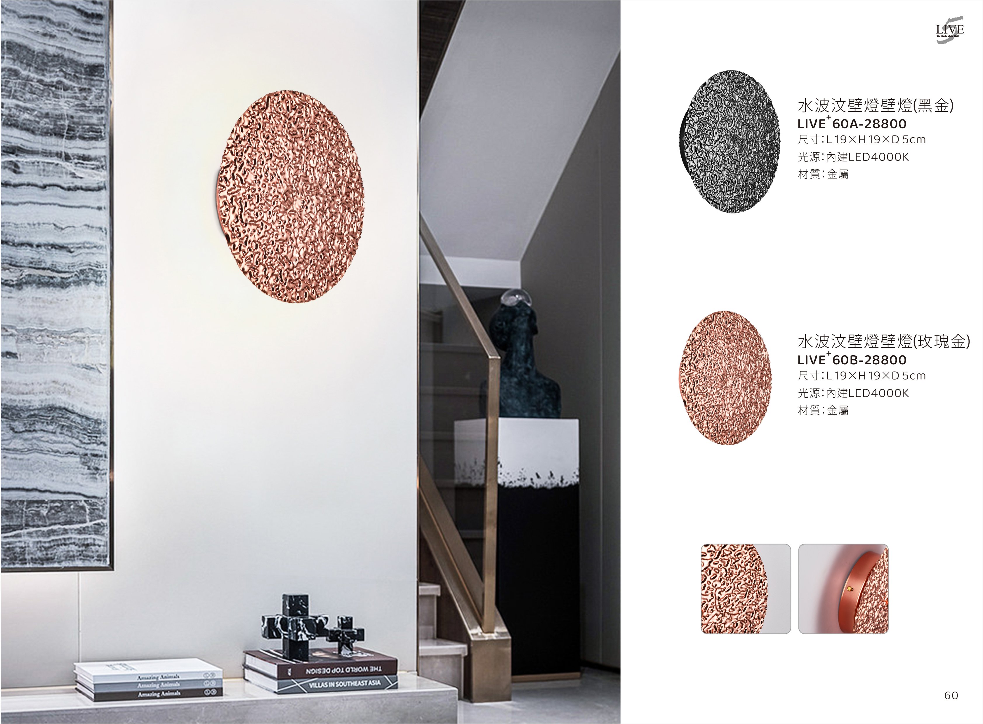 壁燈系列 LIVE+ 60A
