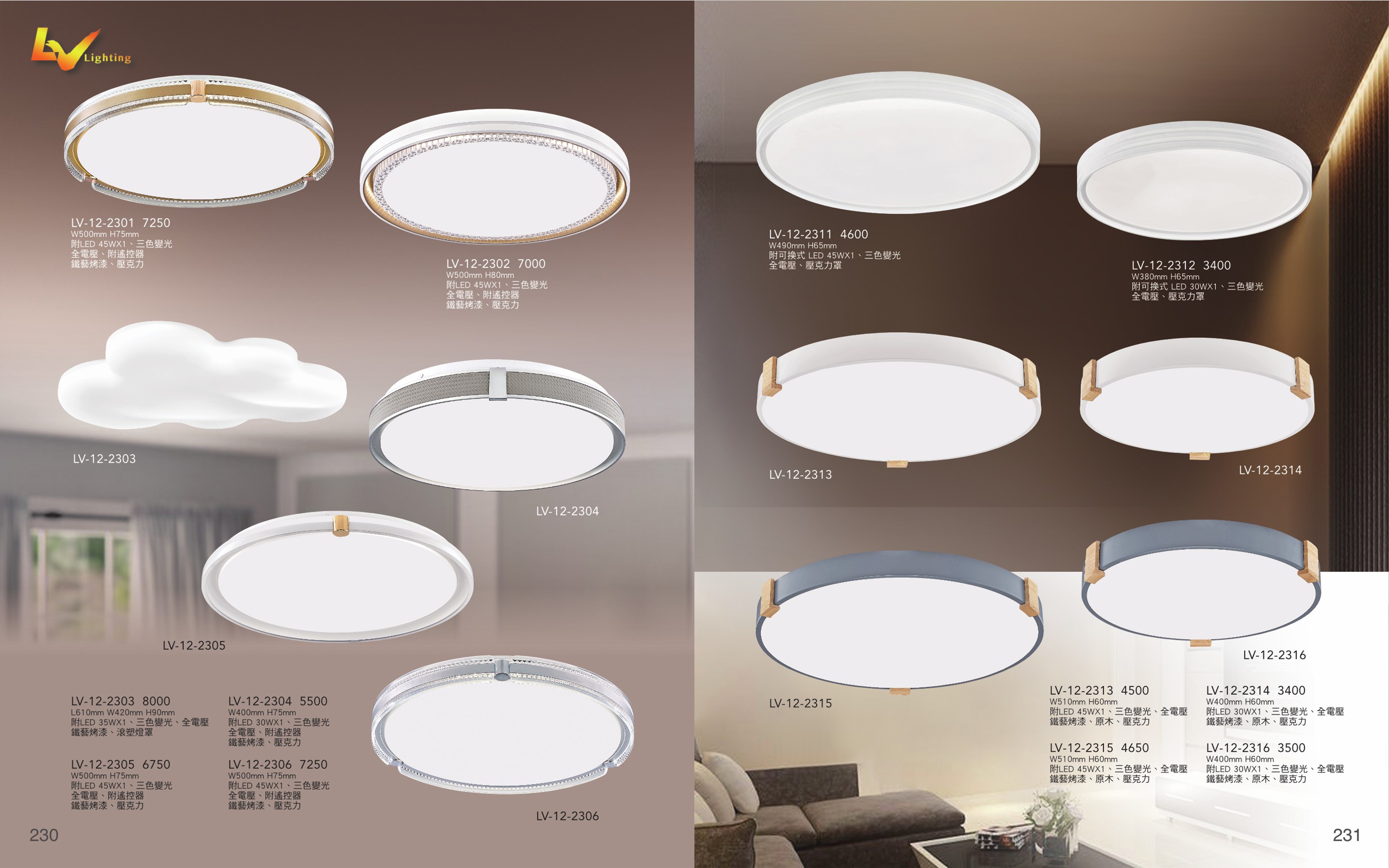 LED 吸頂燈系列 LV230