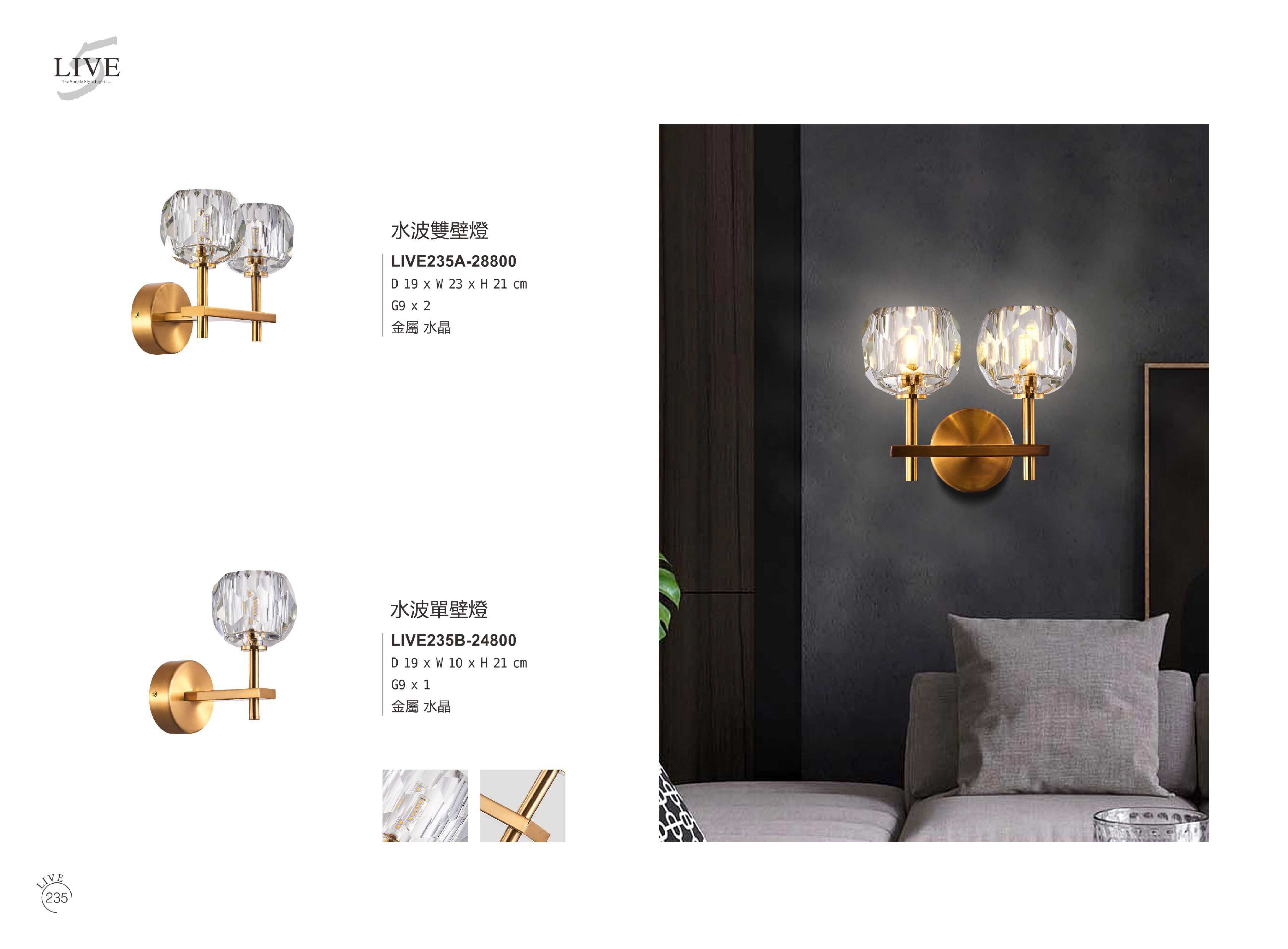 壁燈系列 LIVE235